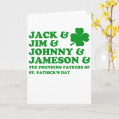 Carte jour de st. patrick (Fleur jaune)