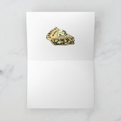 Carte Jour de tarte heureuse - tarte à la pomme (Intérieur)