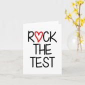 Carte Jour de test de l'enseignant de test Jour de test  (Fleur jaune)