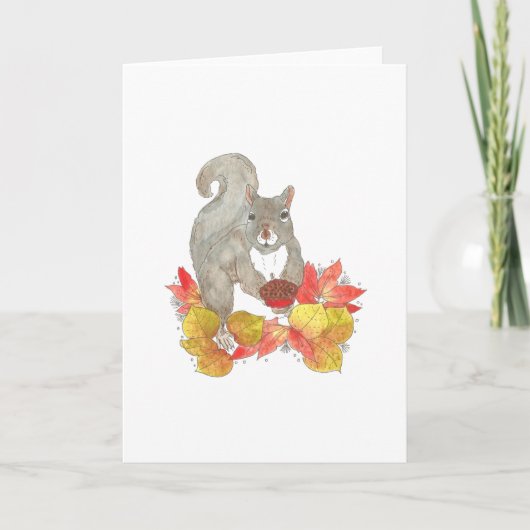 Carte Jour de Thanksgiving Tarte aux Noix de Pécan (Devant)