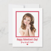 Carte Jour de Valentines Photo Enfants Cute (Devant)