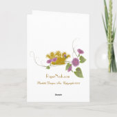 Carte Jour de Versailles (Dos)