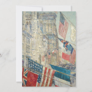 Carte Jour des Alliés Childe Hassam