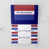 Carte Jour des anciens combattants (Intérieur)