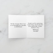 Carte Jour des belles mères rose vert rose (Intérieur)