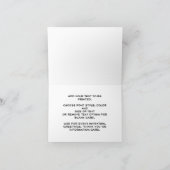 Carte Jour des biscuits de Kawaii Fortune (Intérieur)