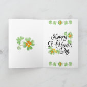Carte Jour des Cartes-Saint-Patricks (Intérieur)