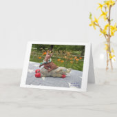 Carte Jour des élections - Animaux politiques (Fleur jaune)