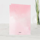 Carte Jour des Mères 3 Photo de mignonne rose joyeux (Dos)