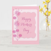 Carte Jour des mères de Pretty Rose Floral Dandelion (Fleur jaune)