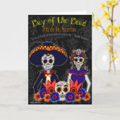 Carte Jour des morts (Fleur jaune)