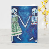 Carte Jour des morts (Fleur jaune)