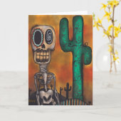 Carte Jour des morts (Fleur jaune)