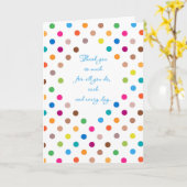 Carte Jour des professionnels administratifs des points  (Fleur jaune)