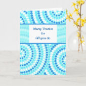 Carte Jour des professionnels administratifs des points  (Fleur jaune)