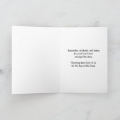 Carte Jour des salutations mortes de nous deux (Intérieur)