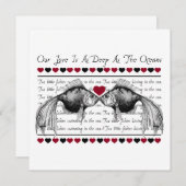 Carte Jour des Valentines (Devant / Derrière)