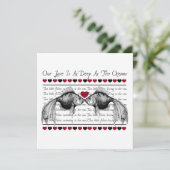 Carte Jour des Valentines (Debout devant)