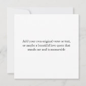 Carte Jour des Valentines (Dos)