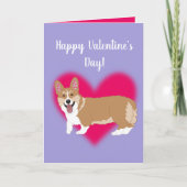 Carte Jour des Valentines Corgi (Devant)