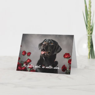 Carte Jour des Valentines du Black Lab