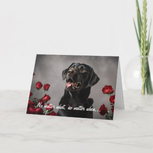Carte Jour des Valentines du Black Lab