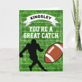 Carte Jour des Valentines du football (Devant)