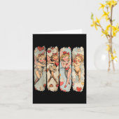 Carte Jour des Valentines Vintages rétro (Fleur jaune)