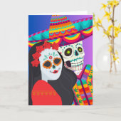 Carte Jour des voeux mortes pour un couple (Fleur jaune)