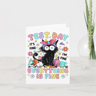 Carte Jour D'Essai Son Im Fin Tout Est Bien Testi