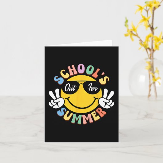 Carte Jour D'Études Les Écoles Super Sorties Pour Su (Fleur jaune)