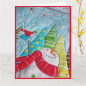 Carte Jour d'hiver (Fleur jaune)