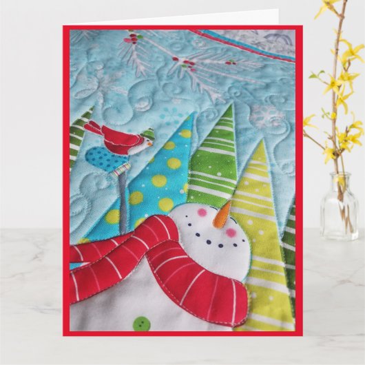 Carte Jour d'hiver (Fleur jaune)