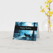 Carte Jour du Black Wolf (Fleur jaune)