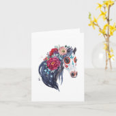 Carte Jour du Cheval Morte (Fleur jaune)