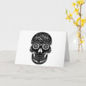 Carte Jour du crâne mort (Fleur jaune)