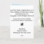 Carte Jour du faucon (Dos)