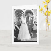 Carte Jour du mariage (Fleur jaune)