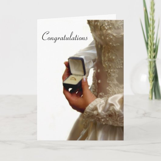 Carte jour du mariage (Devant)
