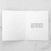 Carte Jour du Meilleur Dog (Intérieur)