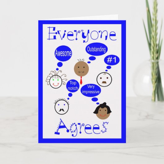 Carte jour du patron (Devant)