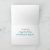 Carte Jour du patron du groupe Chiens amusants (Intérieur)