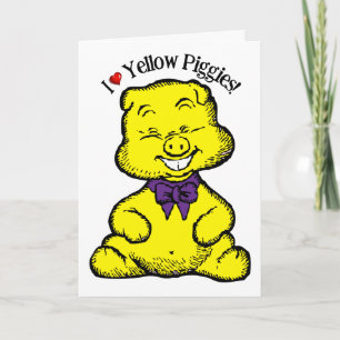 Carte Jour du porc jaune