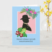Carte Jour du Prince Jonah Kuhio Kalanianaole, (Fleur jaune)