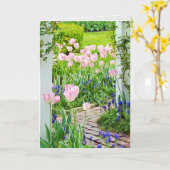 Carte Jour du printemps (Fleur jaune)