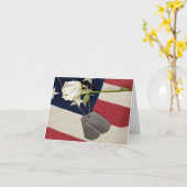 Carte Jour du Souvenir (Fleur jaune)