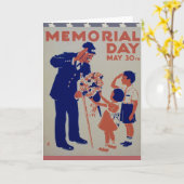 Carte Jour du Souvenir (Fleur jaune)