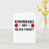 Carte Jour du souvenir, 14 novembre (Fleur jaune)