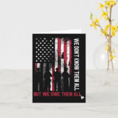 Carte Jour du Souvenir 2022 Nous ne les connaissons pas  (Fleur jaune)