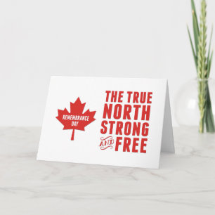 Carte Jour du Souvenir, le 11 novembre, Canada, Fort et